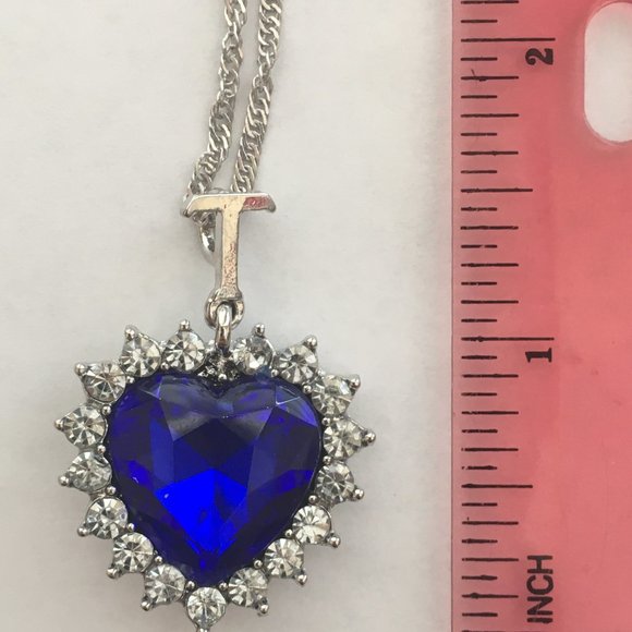 Titanic Heart of The Ocean Pendant Necklace White Star Line - NEW Version - Picture 6 of 7